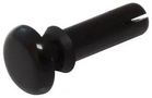 SNAP RIVET, NYLON 6, 2.7MM, BLACK, PK100 SR 2648B