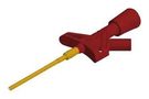 CLAMP-TYPE TEST PROBE, 3A, 1KV, RED 975106101