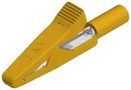 CROCODILE CLIP, 4MM, YELLOW, 6A 930319103