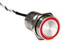 CAPACITIVE SW, DPDT, 0.01A, 12V, GRN/RED MC16MOSRG