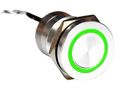CAPACITIVE SW, DPDT, 0.01A, 12V, GRN/RED MC19LCSGR
