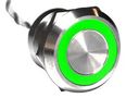 CAPACITIVE SW, DPDT, 0.01A, 12V, GRN/RED MC25MOSGR