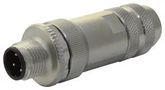 SENSOR CONN, M12, PLUG, 4POS, CABLE 130047-0035