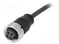 Connector: 7/8"; plug; 5m; female; PIN: 4; straight; with lead HARTING 21349700496050