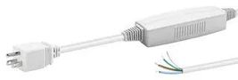 POWER CORD, NEMA 5-15P-FREE END, 3.3FT 819119-SF.