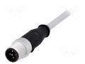Connector: M12; plug; male; PIN: 5; straight; cables; 0.5m HARTING 21348400585005