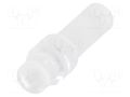 Fiber for LED; Ø2.8mm; L: 9.5mm; round; Front: flat; straight MENTOR MR-1265.2005