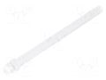 Fiber for LED; Ø2.8mm; L: 45mm; round; Front: convex; straight MENTOR MR-1265.1002