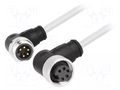 Cable: for sensors/automation; PIN: 5; angled; plug; PVC; 1m HARTING 21349899597010