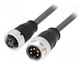 Cable: for sensors/automation; PIN: 5; plug; 1.5m HARTING 21349697598015