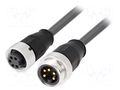 Cable: for sensors/automation; PIN: 5; plug; 1.5m HARTING 21349697598015