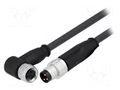 Cable: for sensors/automation; PIN: 3; 5m; plug HARTING 21348083388050