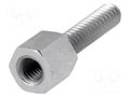 Screwed spacer sleeve; 5mm; Int.thread: M3; Ext.thread: UNC4-40 DREMEC TFM-5/12/DR2130