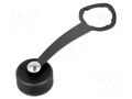 Protection cover; IP67; black; Application: MX-1300550001 MOLEX MX-1300580035