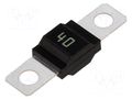 Fuse: fuse; 40A; 32VDC; automotive; 41mm; M5 screw; MIDI; copper LITTELFUSE 0498040.H