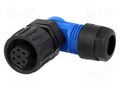 Connector: circular; plug; for cable; PIN: 7; female; w/o contacts AMPHENOL C01610F00600010