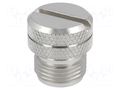 Protection cover; IP67; metal; female M12 connectors AMPHENOL LTW CAP-WBDFSMA2