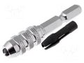 Drill holder; 0.7÷3mm; Kind of holder: 1/4" (E6,3mm) ENGINEER FUT.TP-20