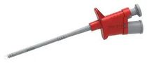 TEST PROBE CONN, PINCER CLIP, 6A, RED 72-14322