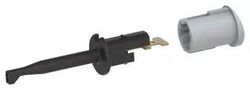 TEST PROBE CONN, HOOK, 6A, 70V, BLACK 72-14334