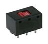 SLIDE SWITCH, DPDT, 10A, 125V, THT V80213MS02Q