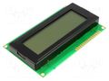 Display: LCD; alphanumeric; FSTN Positive; 20x4; 98x60x14.1mm; LED DISPLAY ELEKTRONIK DEM20485FGH-PW