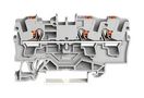 TERMINAL BLOCK, DINRAIL, 3WAYS, 10AWG 2204-1301