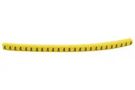 CABLE MARKER, PRE PRINTED, PVC, YELLOW 901-11004