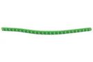 CABLE MARKER, PRE PRINTED, PVC, GREEN 901-11005