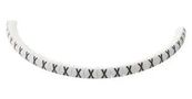 CABLE MARKER, PRE PRINTED, PVC, WHITE 901-11047