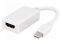 Adapter; HDMI socket,mini DisplayPort plug; white LOGILINK CV0036A