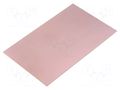 Laminate; FR4,fiberglass,epoxy resin; 1mm; L: 160mm; W: 100mm SOLDER PEAK LAM100X160E1