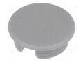 Cap; ABS; grey; push-in; round OKW A4131008