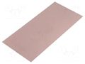 Laminate; FR4,epoxy resin; 1.5mm; L: 210mm; W: 100mm SOLDER PEAK LAM100X210E1.5