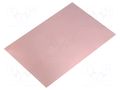 Laminate; FR4,fiberglass,epoxy resin; 1mm; L: 233mm; W: 160mm SOLDER PEAK LAM160X233E1