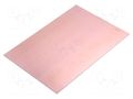 Laminate; FR4,fiberglass,epoxy resin; 1.5mm; L: 233mm; W: 160mm SOLDER PEAK LAM160X233ED1.5