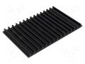 Heatsink: extruded; grilled; black; L: 100mm; W: 159mm; H: 10mm FISCHER ELEKTRONIK SK105/100/SA
