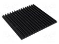 Heatsink: extruded; grilled; black; L: 150mm; W: 159mm; H: 10mm FISCHER ELEKTRONIK SK105/150/SA