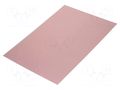 Laminate; FR4,fiberglass,epoxy resin; 1mm; L: 420mm; W: 297mm SOLDER PEAK LAM297X420ED1