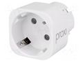 Power socket; plug-in; 230VAC; IP20; PROXI; 0÷35°C; OUT: 1; IN: 1 F&F PROXI-PLUG