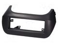 Radio frame; Citroën,Fiat,Peugeot; 1 DIN; dark grey PER.PIC. RAM-40.446