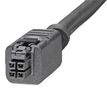 CABLE ASSY, 4P, RCPT-RCPT, 1M 245130-0410