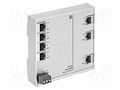 Switch Ethernet; unmanaged; Number of ports: 7; 9÷60VDC; RJ45 HARTING 24024070000
