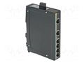 Switch Ethernet; unmanaged; Number of ports: 6; 9÷60VDC; RJ45 HARTING 24034060010