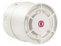 Signaller: sound; siren; 110÷240VAC; 115dB; 140; IP65; white; ABS WERMA 14095060