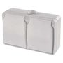 Double Socket (Wall-Mounted) IP44, EMOS A1397.3 8592920074138