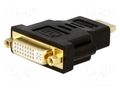 Adapter; DVI-I (24+5) socket,HDMI plug DIGITUS AK-330505-000-S