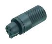 CIRCULAR CONNECTOR, RCPT, 4POS, CABLE 09-9764-00-04