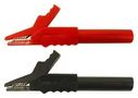 MINI CROCODILE CLIP SET, BLACK/RED FCR7960RB