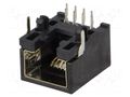 Connector: RJ45; socket; PIN: 8; Cat: 3; shielded,low profile; 8p8c MOLEX MX-95540-2881